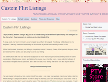 Tablet Screenshot of customflirtlistings.com
